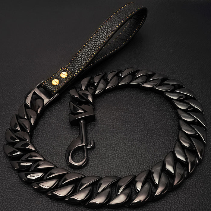 32mm Heavy Duty Cuban Chain Dog Lead