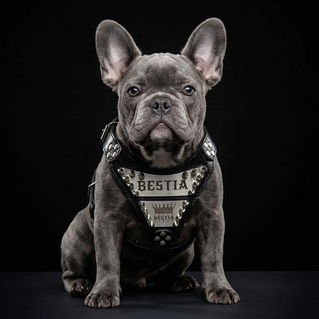 The "Metal" harness small to medium size - Personalized-1
