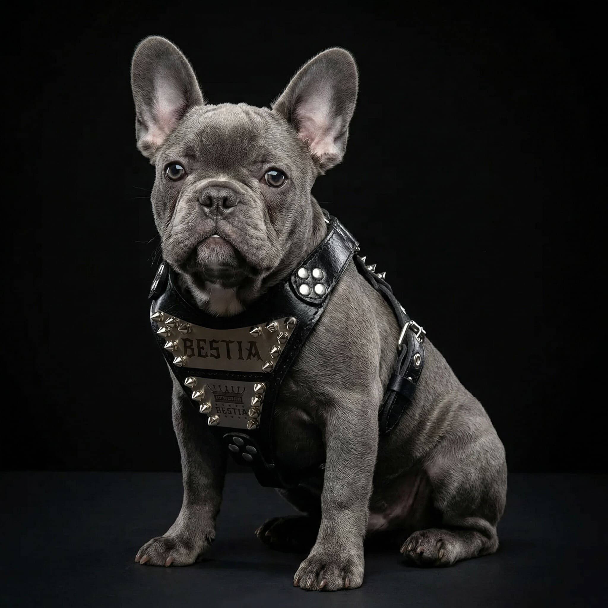 The "Metal" harness small to medium size - Personalized-2