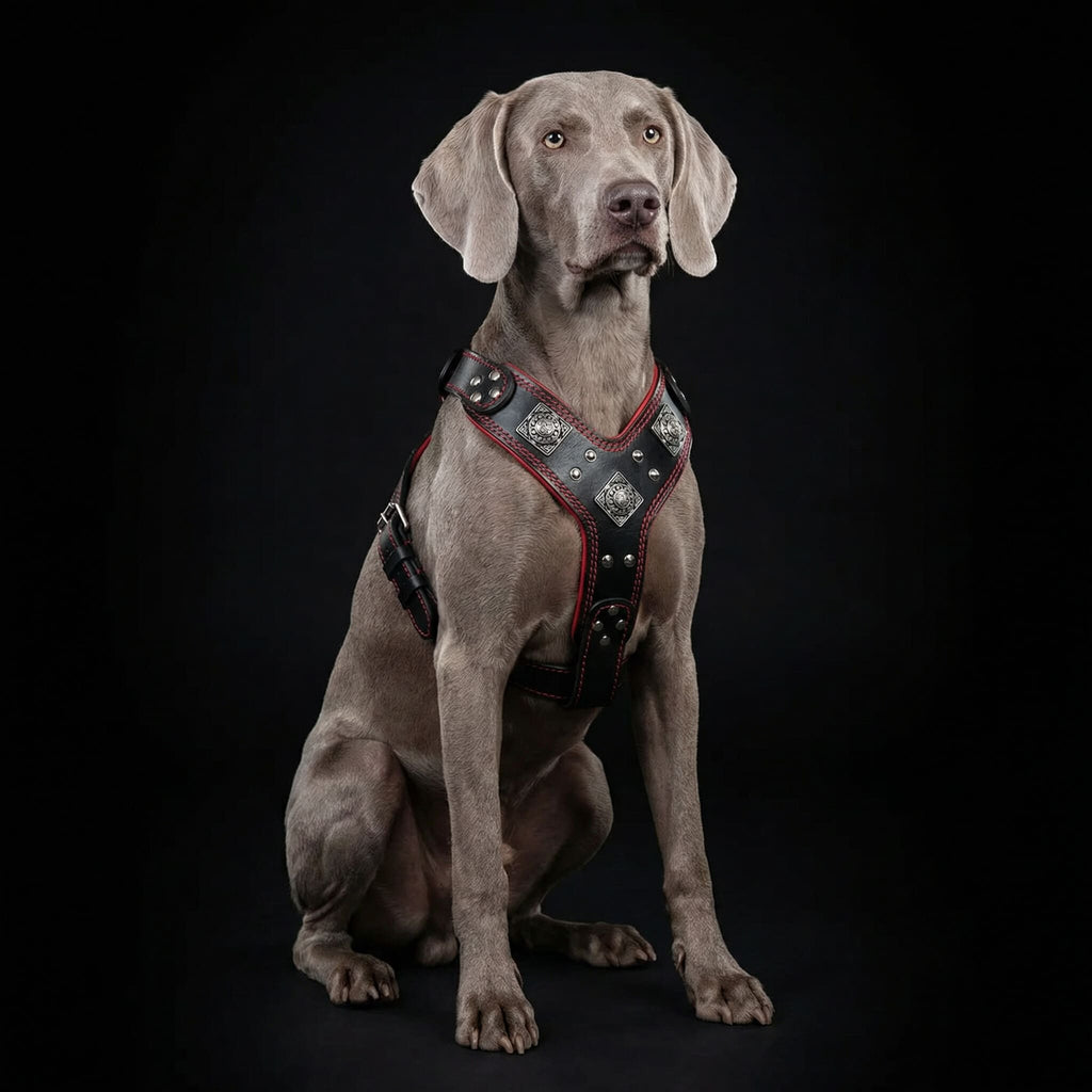 The "Eros" harness black & red-1